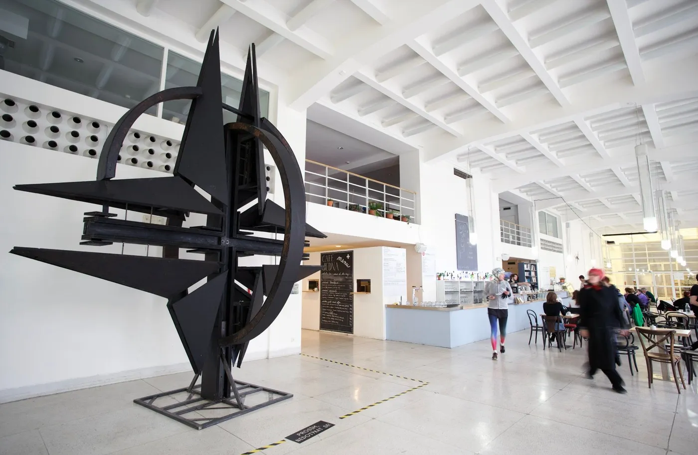 Installation in the National Gallery in Prague